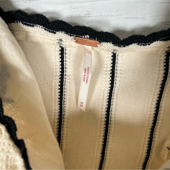 Free People Rose Bud Pointelle Knit Tank Top M NEW - Picture 8 of 13